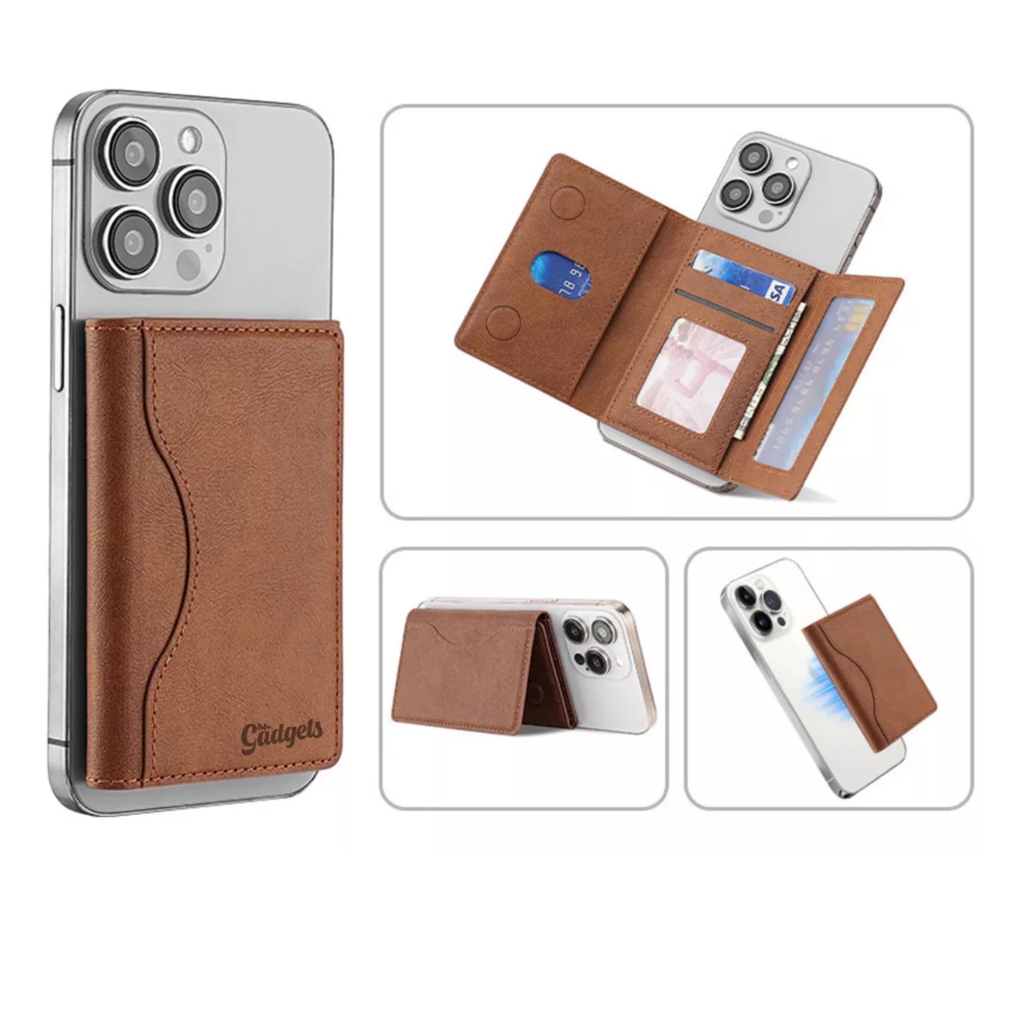 Foto 6 pulgar | Cartera Wallet Pro Premium Billetera Para Iphone Magsafe