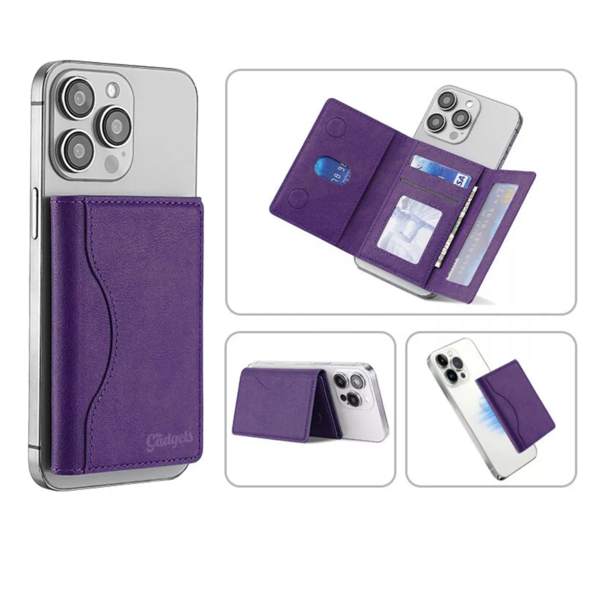 Foto 7 pulgar | Cartera Wallet Pro Premium Billetera Para Iphone Magsafe
