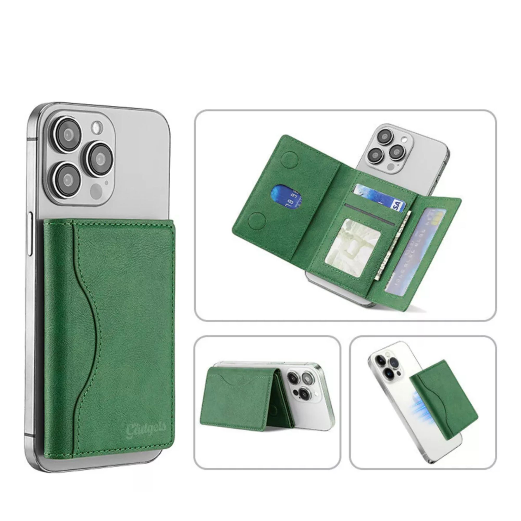 Foto 8 pulgar | Cartera Wallet Pro Premium Billetera Para Iphone Magsafe