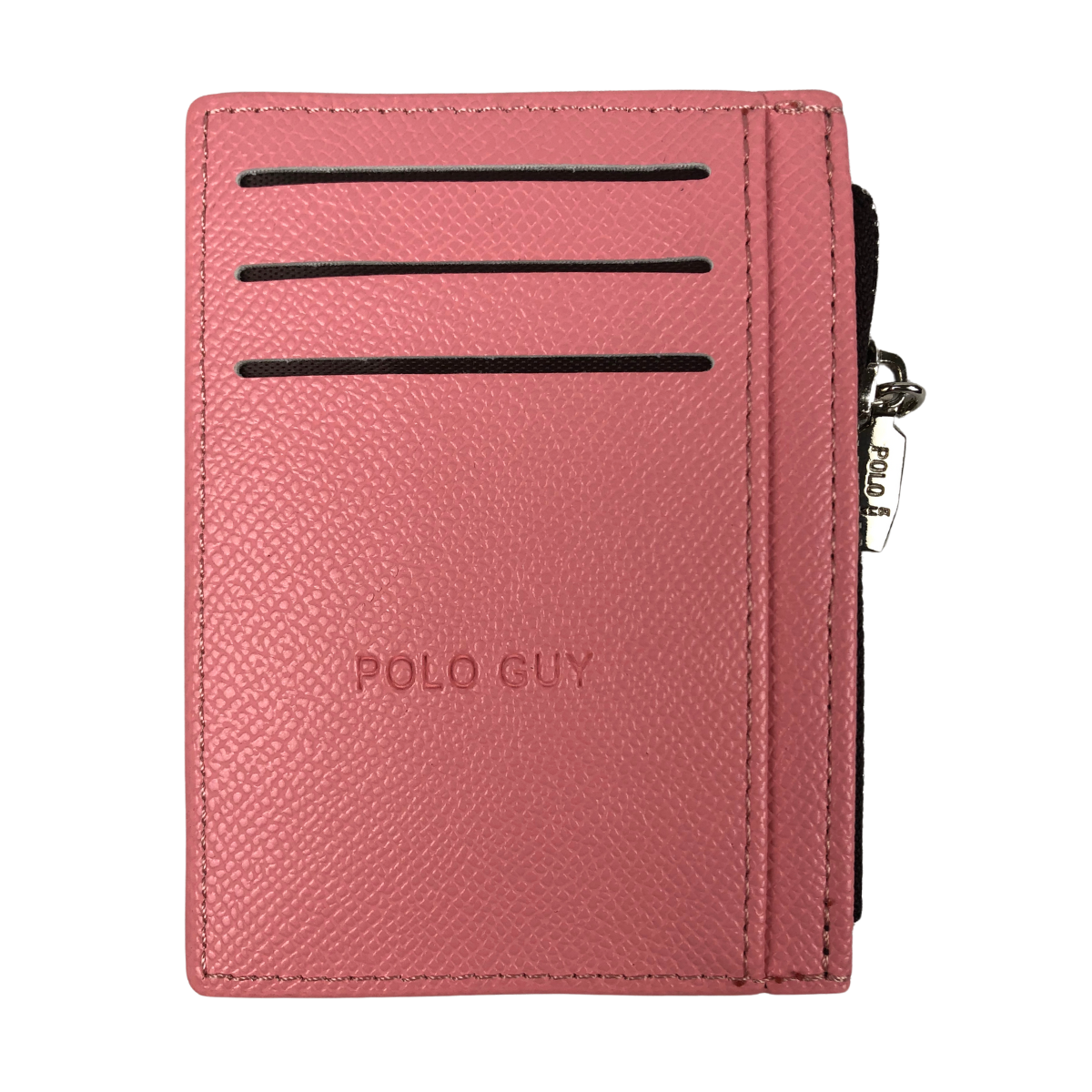 Foto 2 pulgar | Tarjetero con Monedero para Mujer Polo Guy Rosa