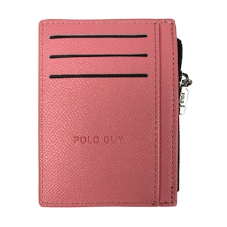 Foto 1 | Tarjetero con Monedero para Mujer Polo Guy Rosa