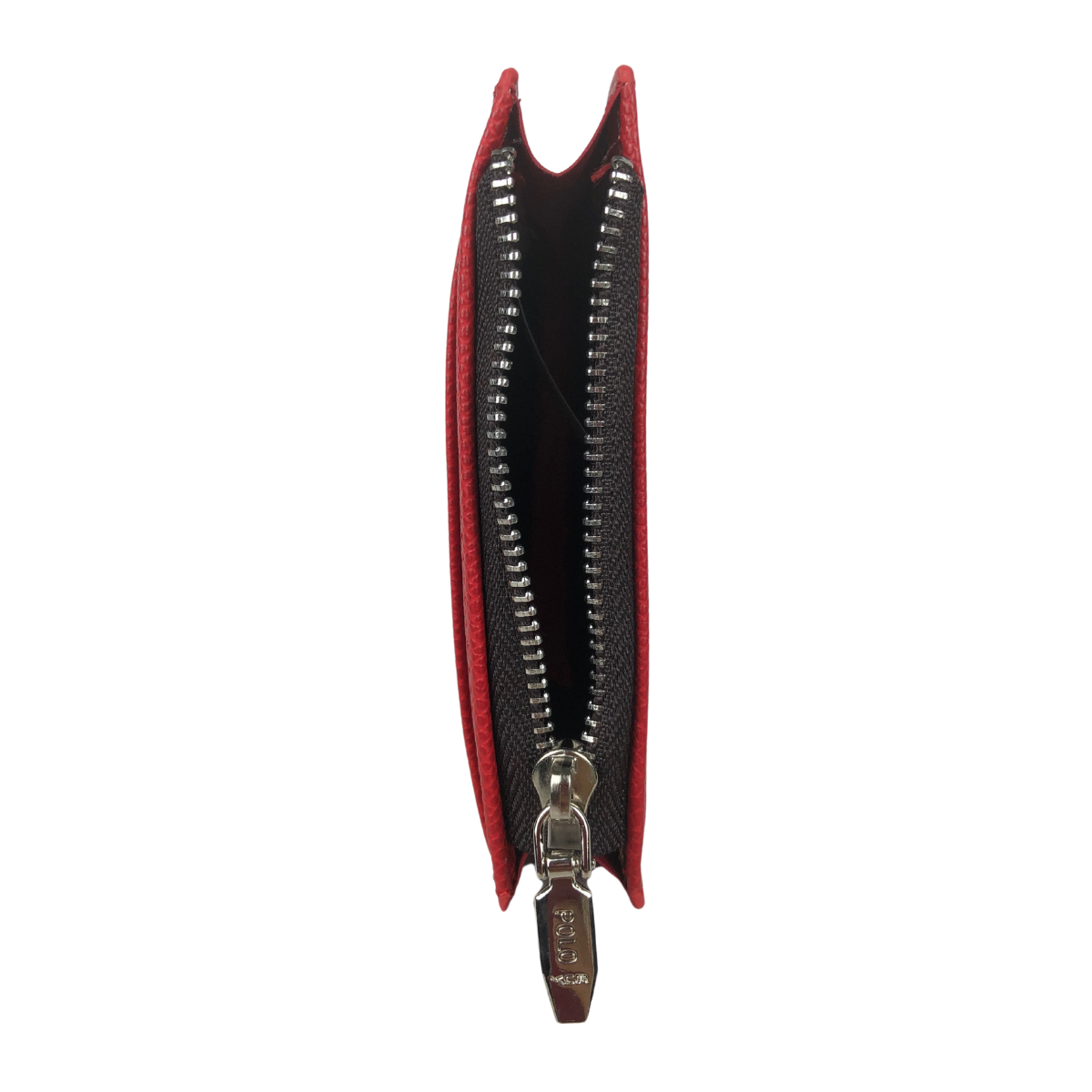 Foto 4 pulgar | Tarjetero con Monedero para Mujer Polo Guy Rojo