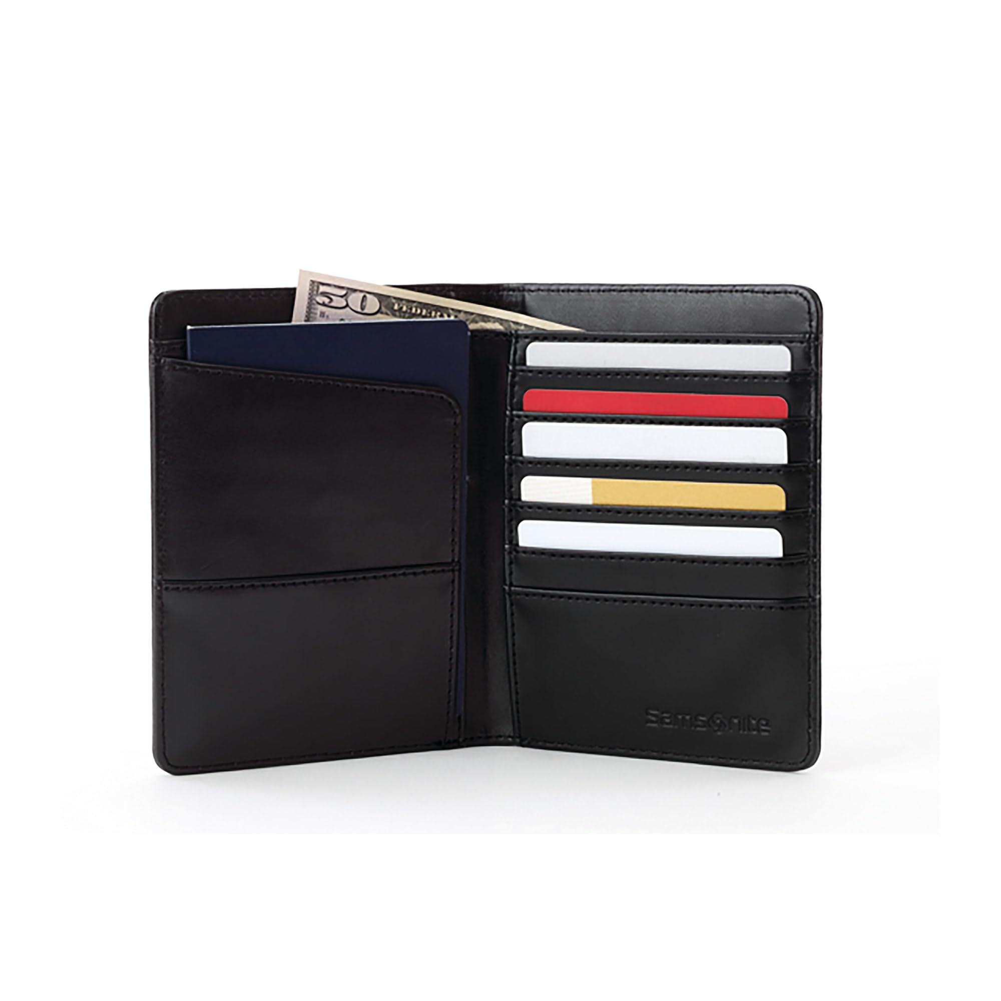 Foto 4 | Cartera De Pasaporte Samsonite Rfid Negra - Venta Internacional.
