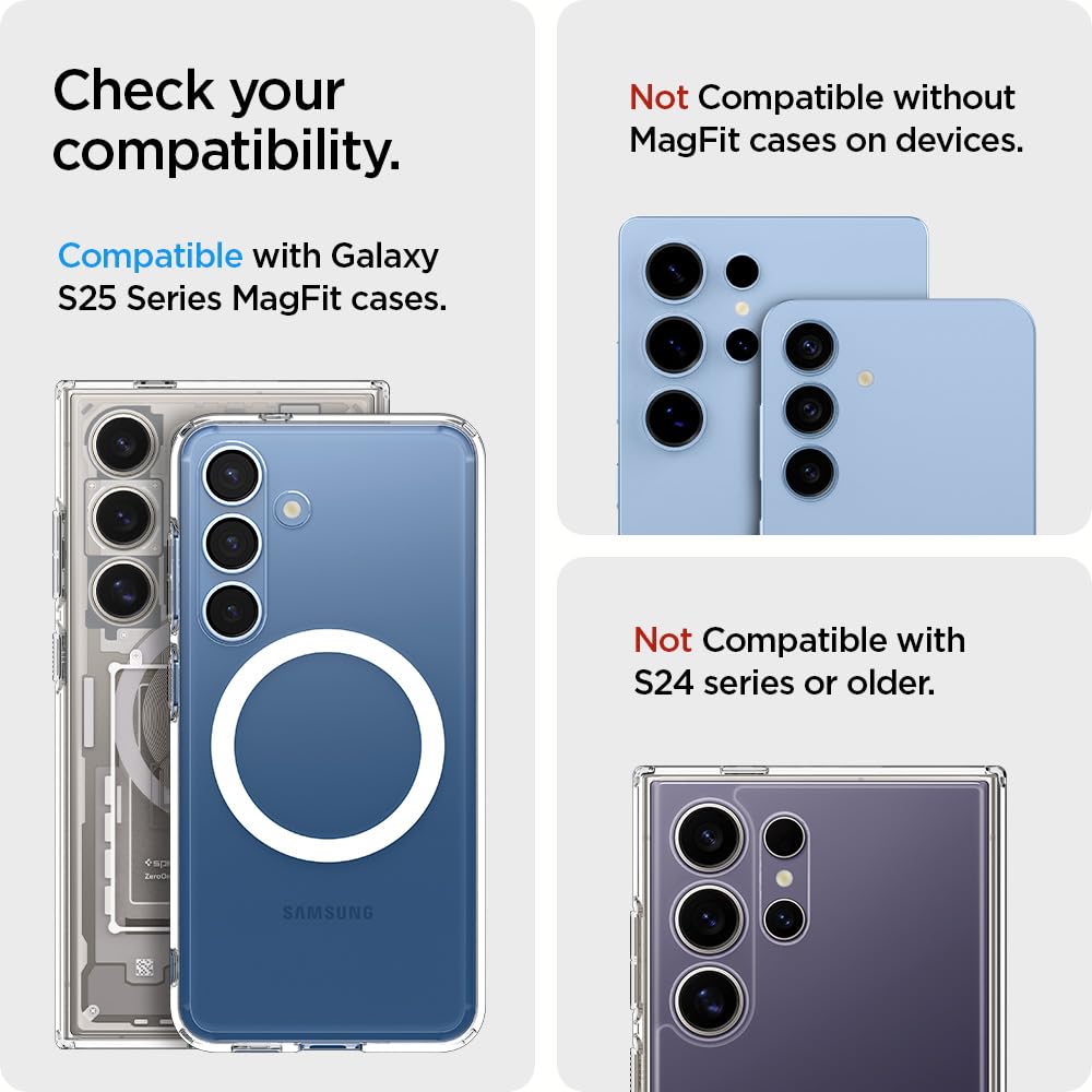 Foto 3 pulgar | Tarjetero Magnético Spigen Magfit Para Galaxy S25 - Venta Internacional.