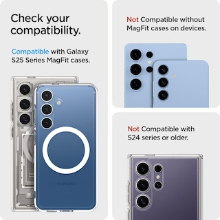 Foto 2 | Tarjetero Magnético Spigen Magfit Para Galaxy S25 - Venta Internacional.