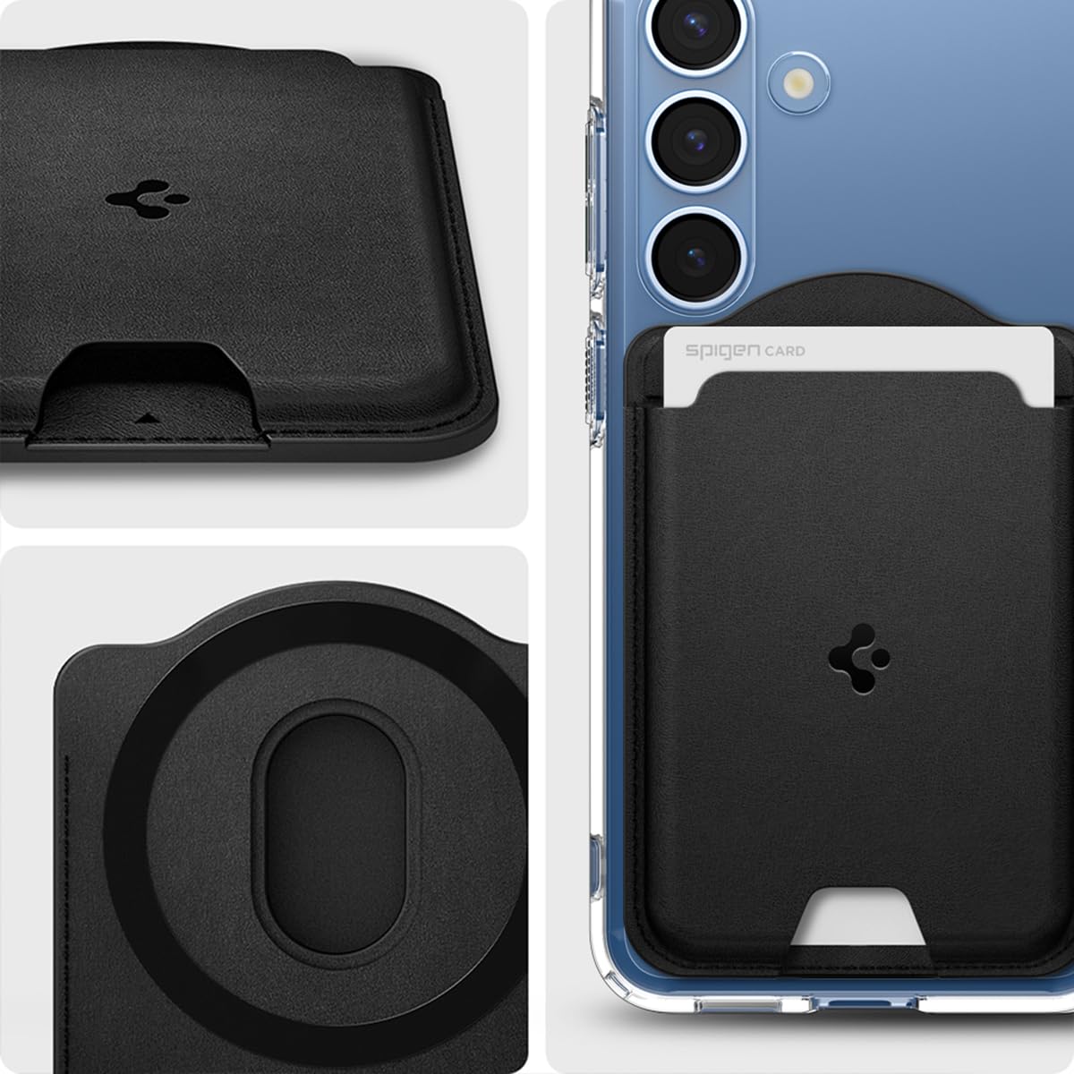 Foto 4 pulgar | Tarjetero Magnético Spigen Magfit Para Galaxy S25 - Venta Internacional.