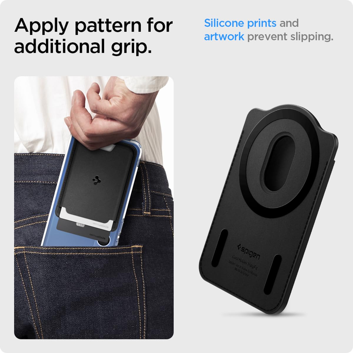 Foto 7 pulgar | Tarjetero Magnético Spigen Magfit Para Galaxy S25 - Venta Internacional.