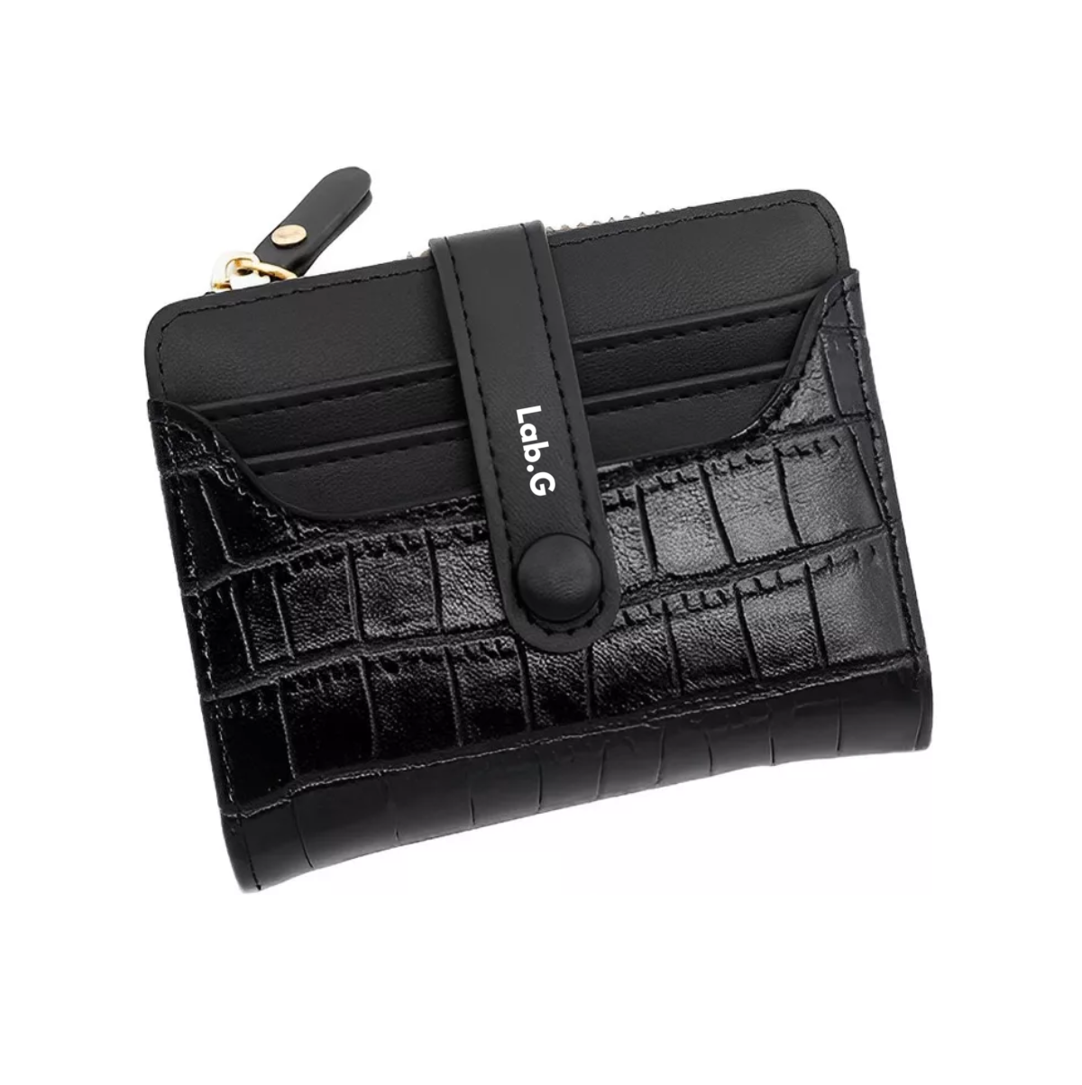 Foto 1 | Carteras Monederos De Mujer Lab.g Billetera Tarjetero Negro
