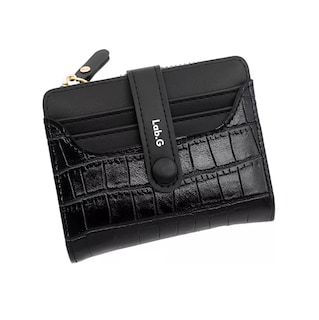 Foto 1 | Carteras Monederos De Mujer Lab.g Billetera Tarjetero Negro