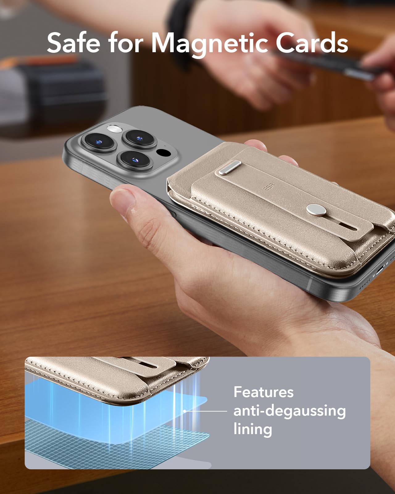 Foto 8 pulgar | Tarjetero Magsafe Wallet Esr Upgrade 5 Para Iphone - Venta Internacional.