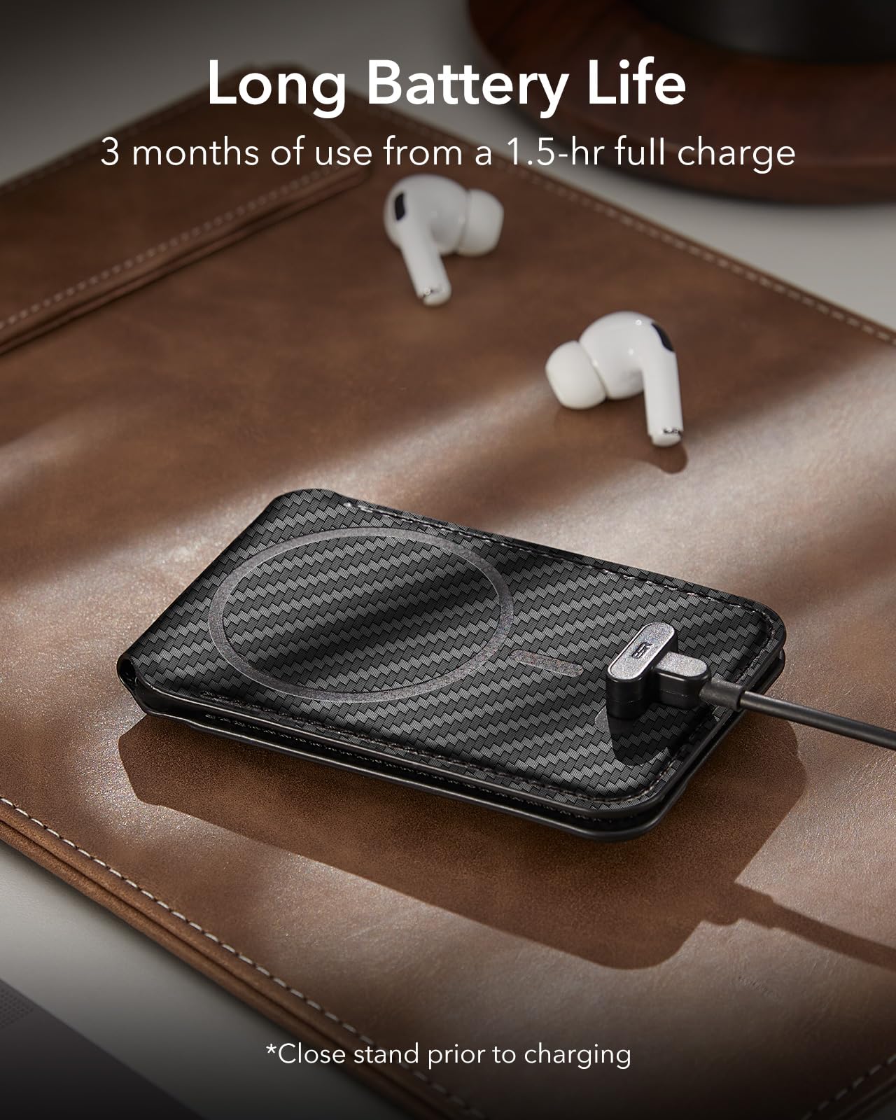 Foto 8 pulgar | Magsafe Wallet Esr Magnetic Geo Con Función Find My Para Iphone, Color Negro - Venta Internacional.