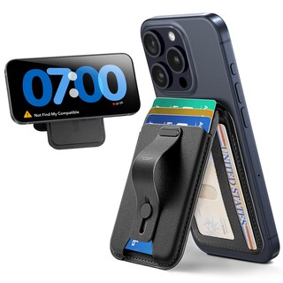 Foto 1 | Tarjetero Magsafe Wallet Esr Upgraded 5 Para Iphone, Color Negro - Venta Internacional.