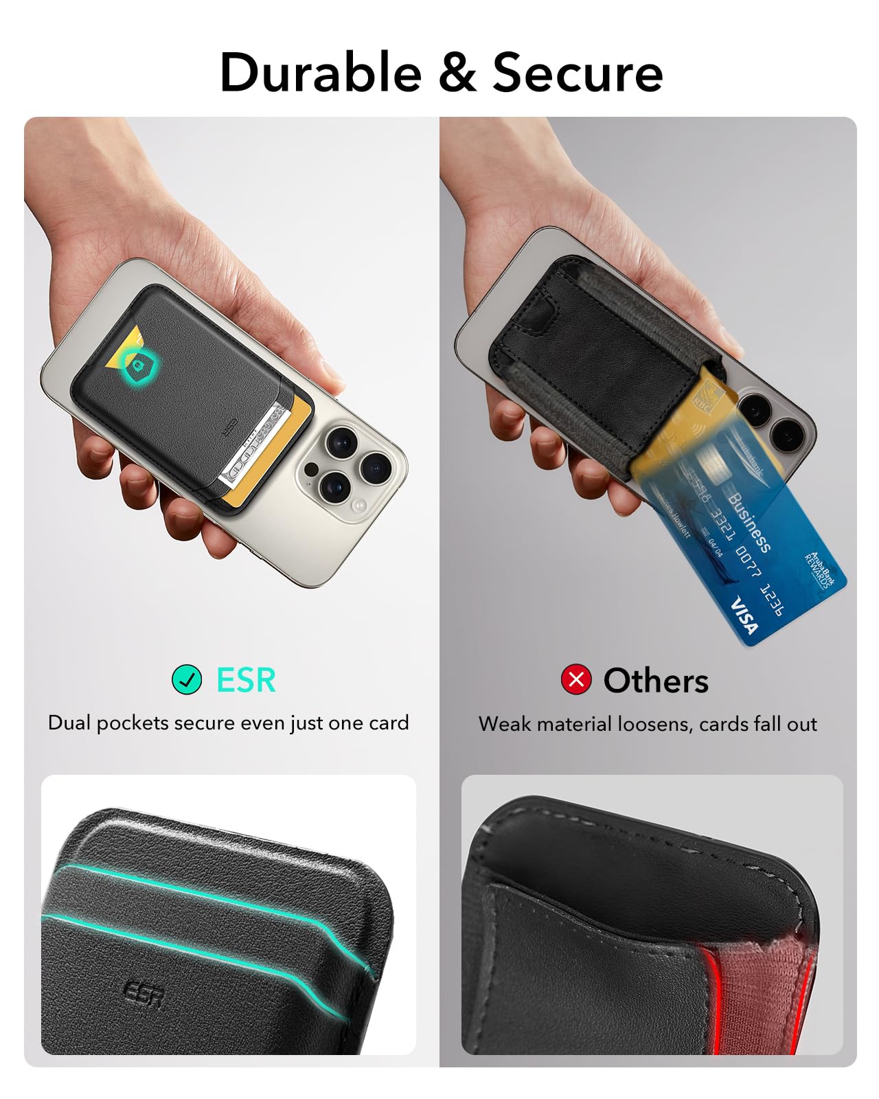 Foto 5 pulgar | Cartera Magnética Esr Para Magsafe Wallet Iphone 16/15/14/13/12 - Venta Internacional.