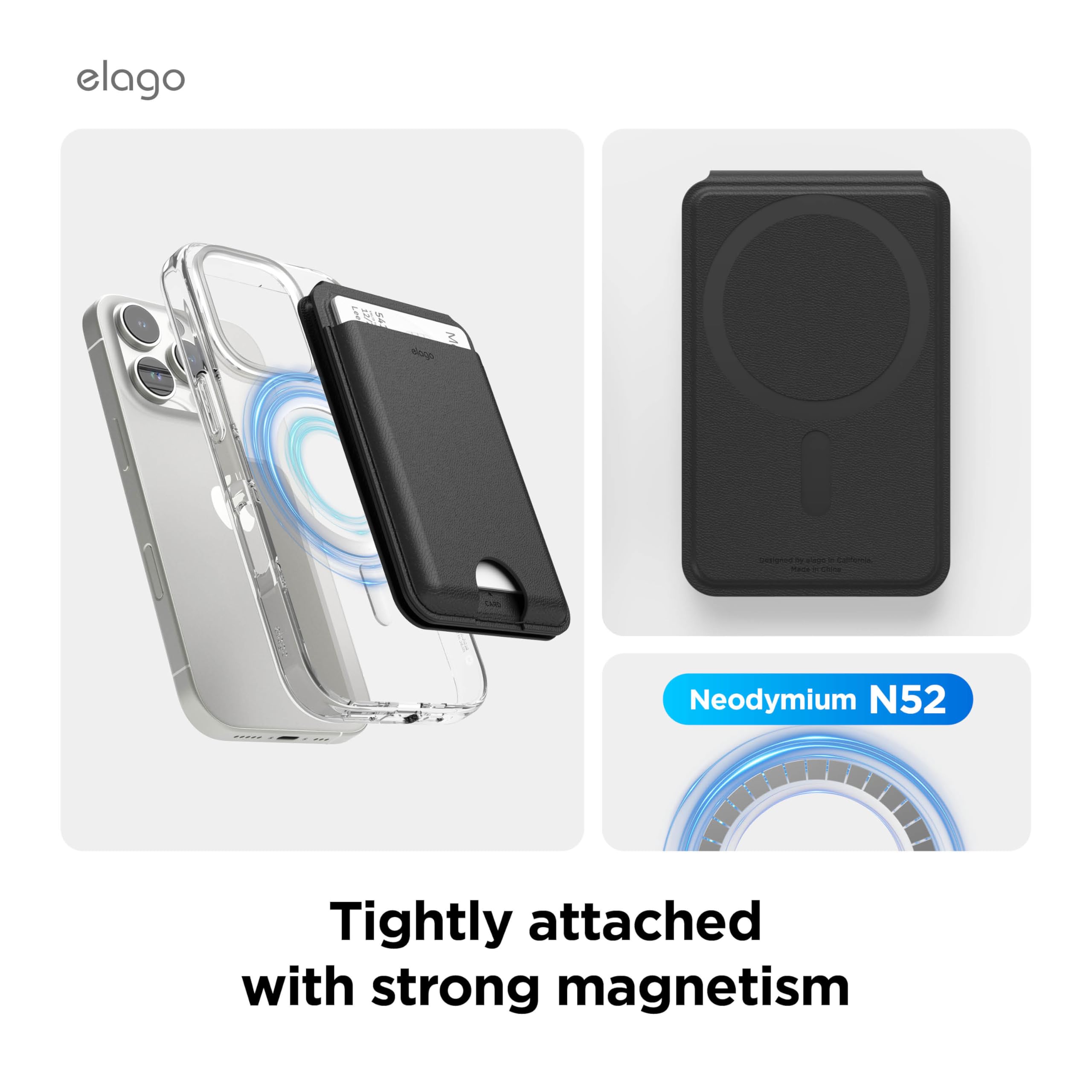 Foto 5 pulgar | Soporte Magnético Elago De Piel Vegana Para Iphone - Venta Internacional.