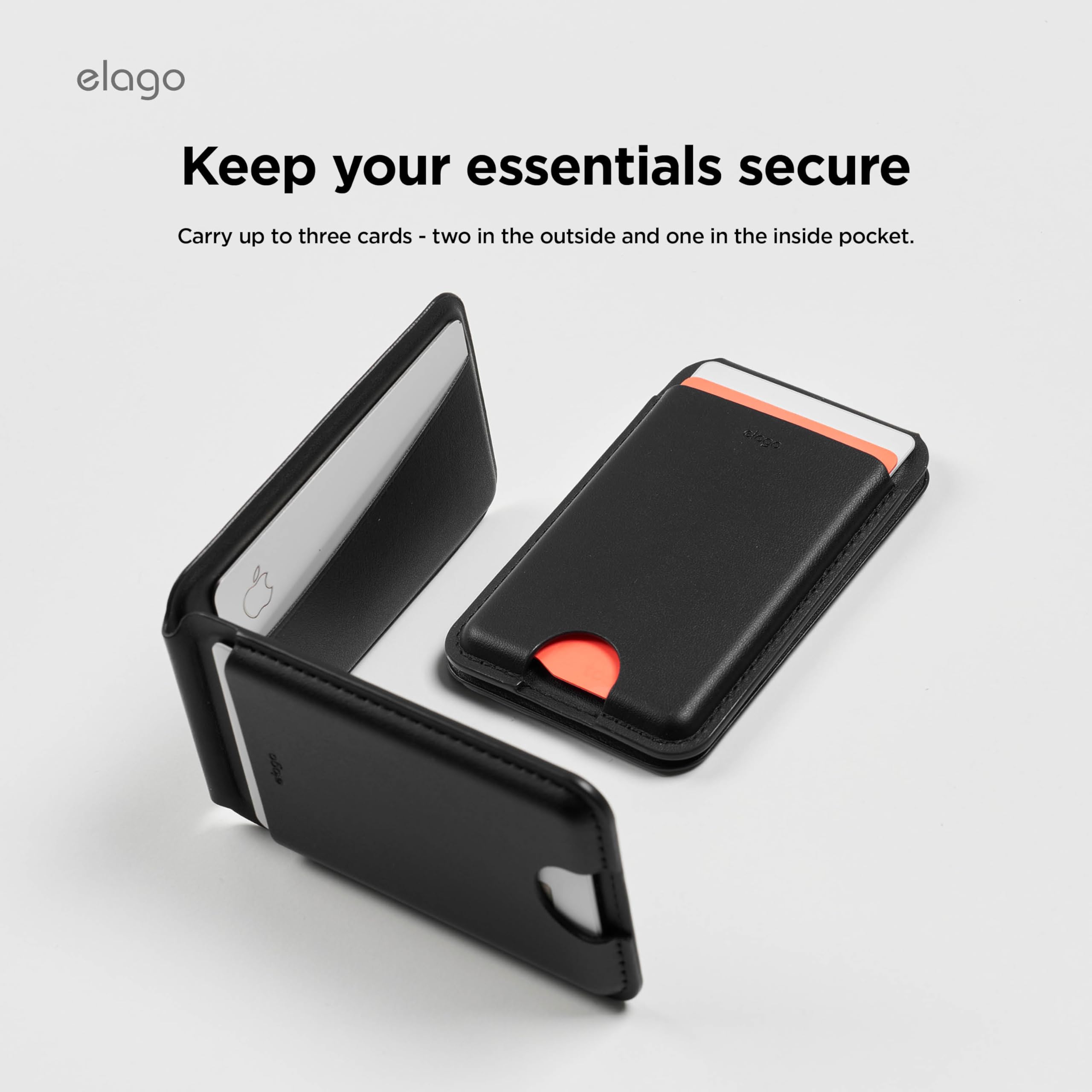 Foto 6 pulgar | Soporte Magnético Elago De Piel Vegana Para Iphone - Venta Internacional.