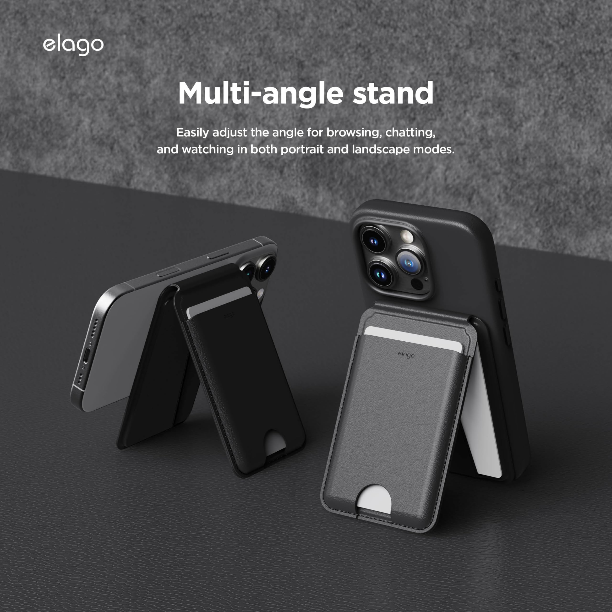Foto 8 pulgar | Soporte Magnético Elago De Piel Vegana Para Iphone - Venta Internacional.