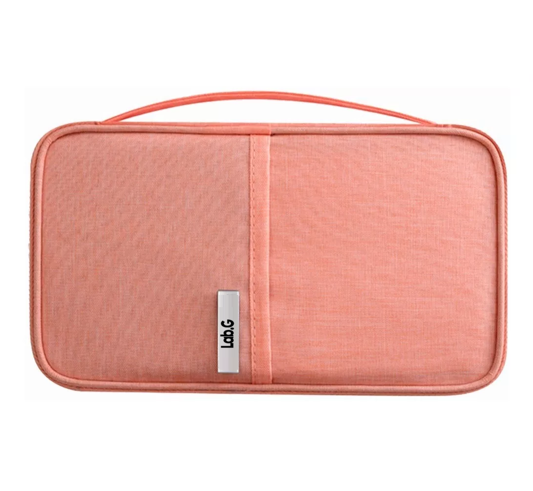 Foto 4 pulgar | Cartera Porta Funda Pasaporte Documentos, Rosa