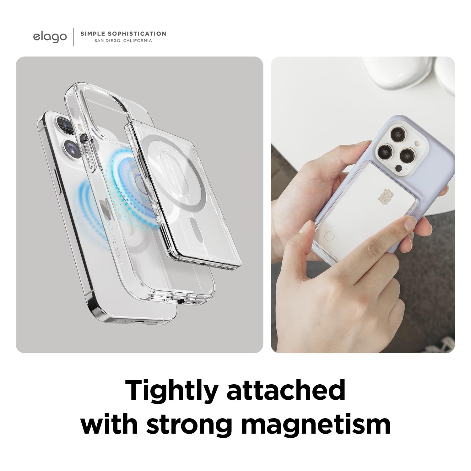 Foto 3 | Tarjetero Magnético Elago Clear Compatible Con Magsafe Iphone - Venta Internacional.