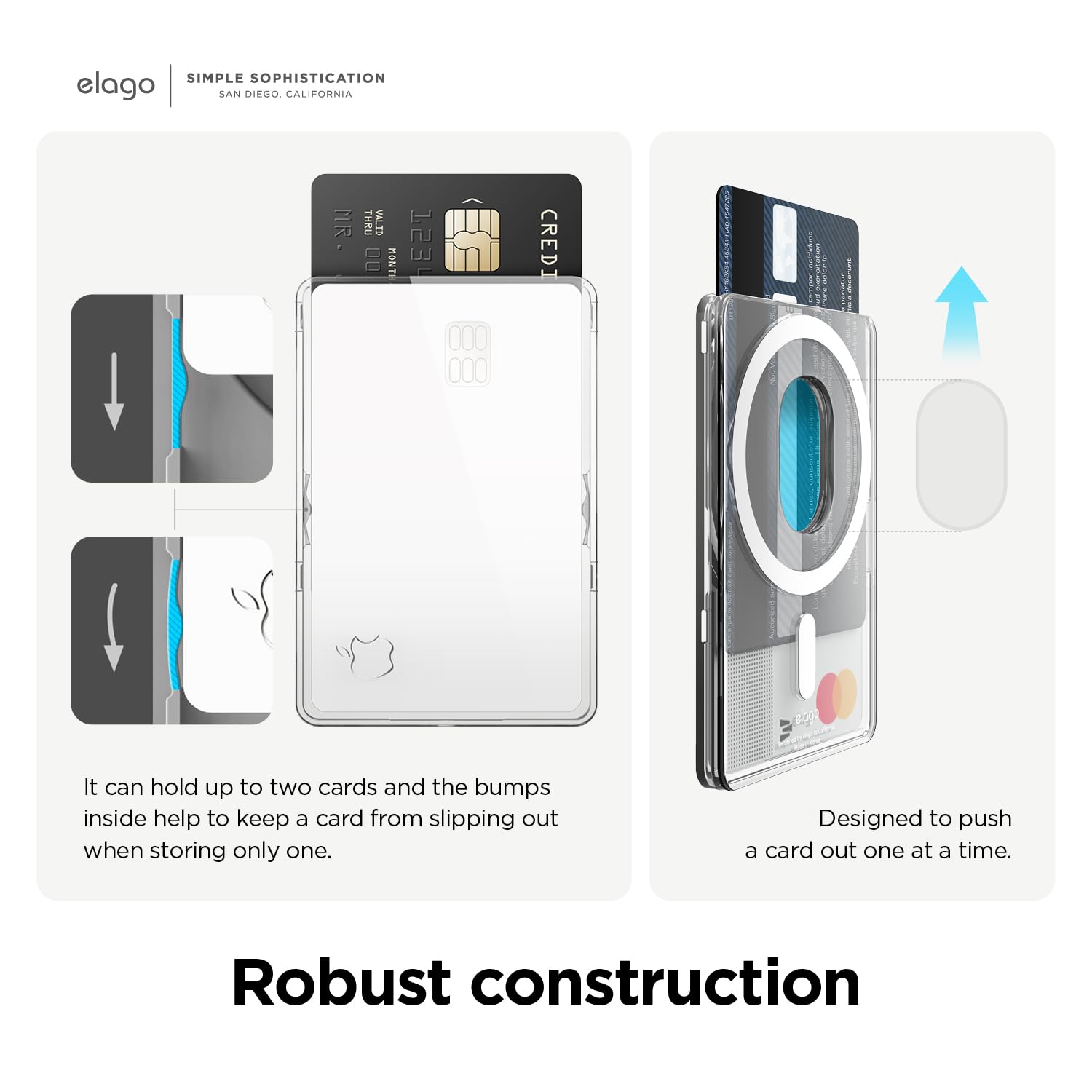 Foto 5 | Tarjetero Magnético Elago Clear Compatible Con Magsafe Iphone - Venta Internacional.