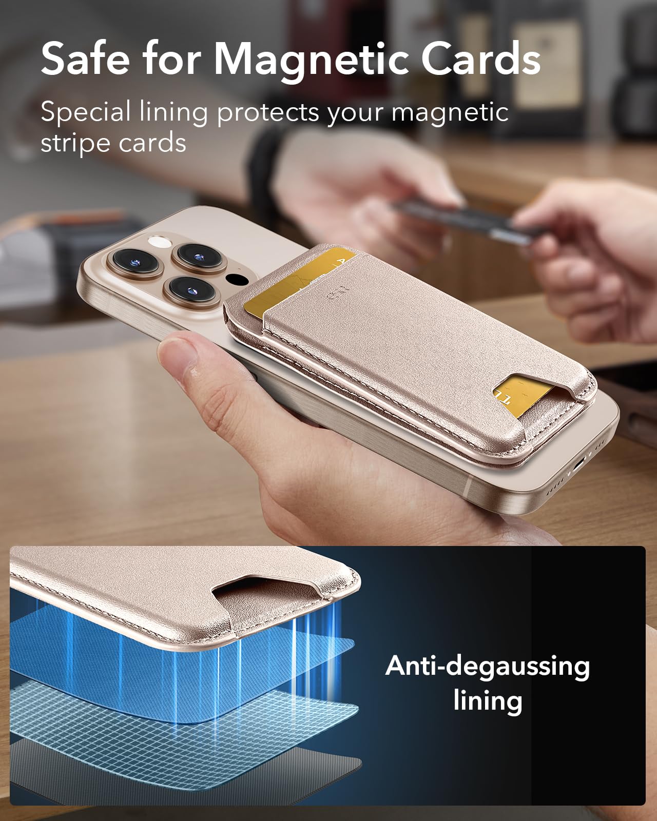 Foto 7 pulgar | Tarjetero Magsafe Wallet Esr Upgrade 5 Para Iphone 12-16 - Venta Internacional.