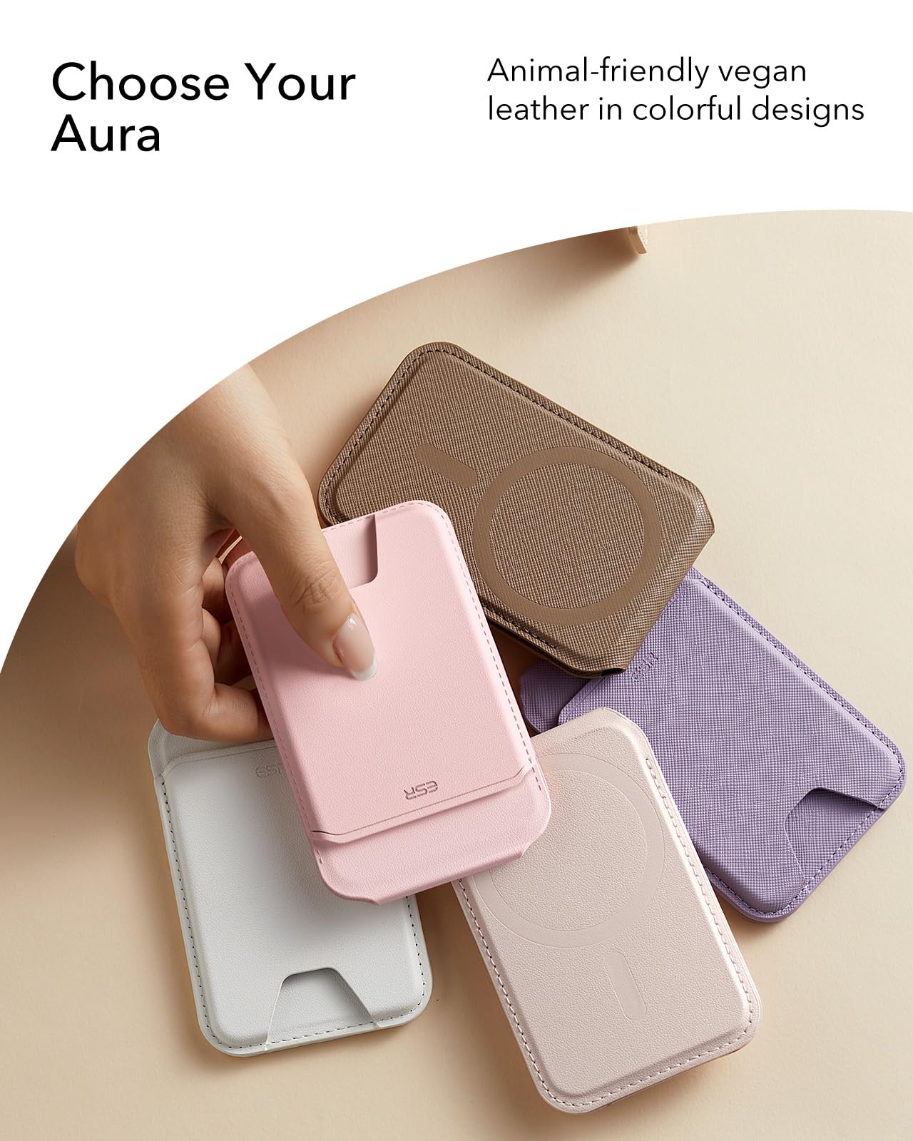 Foto 8 pulgar | Cartera Magnética Esr Mejorada Para Aura Magsafe Iphone 16-12 - Venta Internacional.