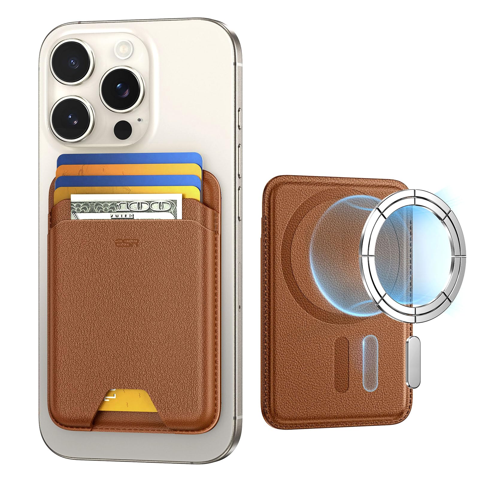 Cartera Magnética Esr Para Iphone Magsafe Wallet Con 5 Tarjetas - Venta Internacional.