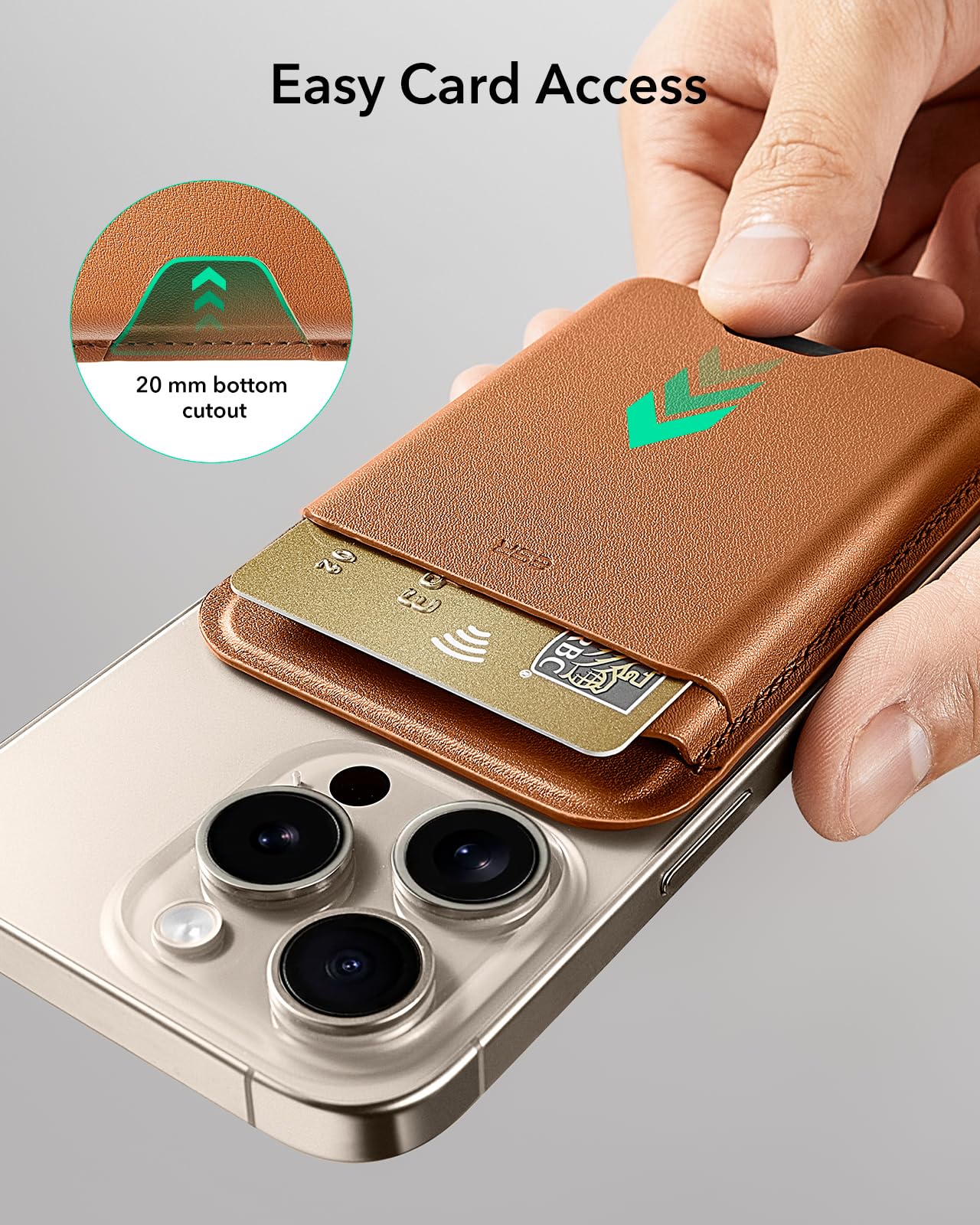 Foto 5 pulgar | Cartera Magnética Esr Para Iphone Magsafe Wallet Con 5 Tarjetas - Venta Internacional.