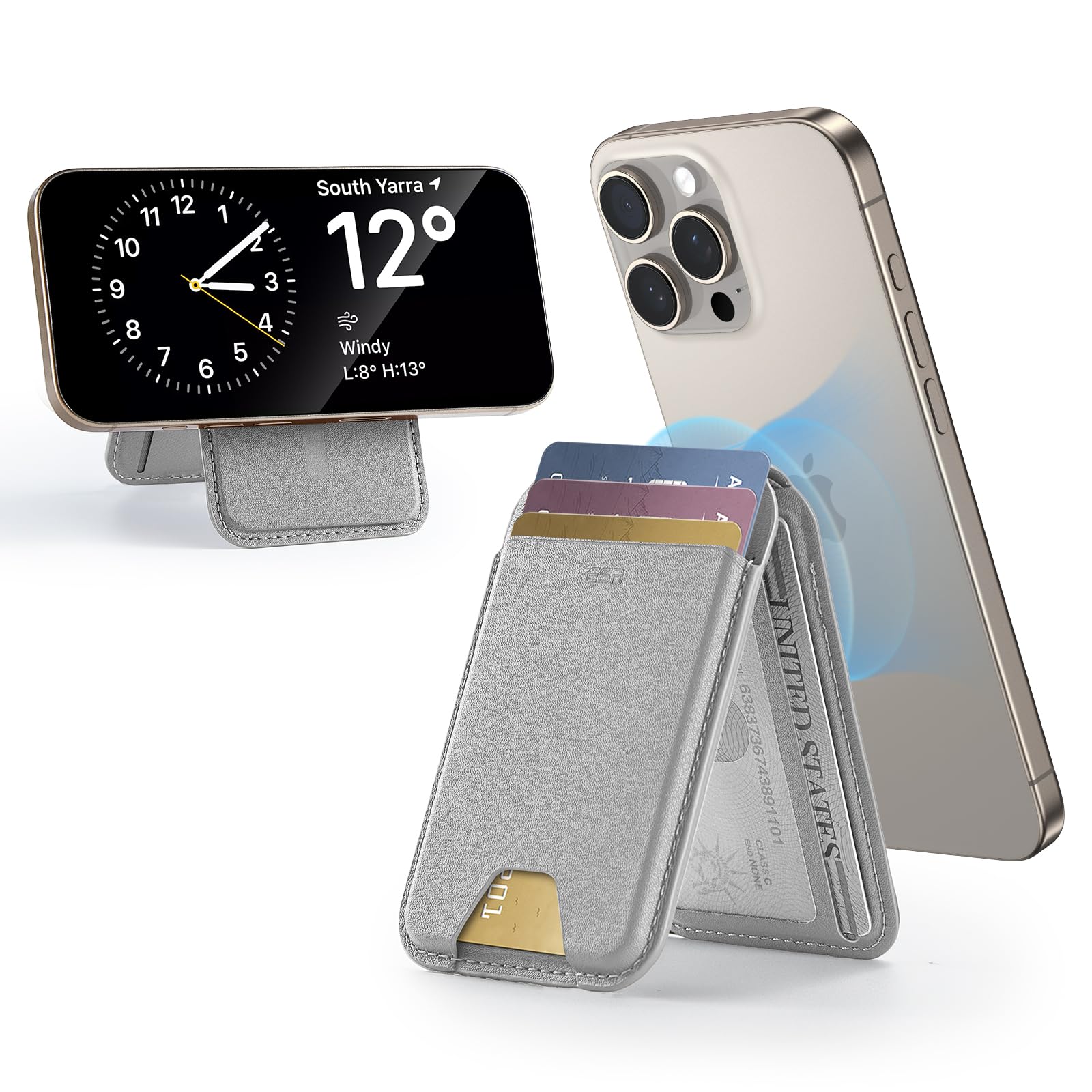 Cartera Magnética Magsafe 5 Mejorada Con Esr Para Iphone - Venta Internacional.