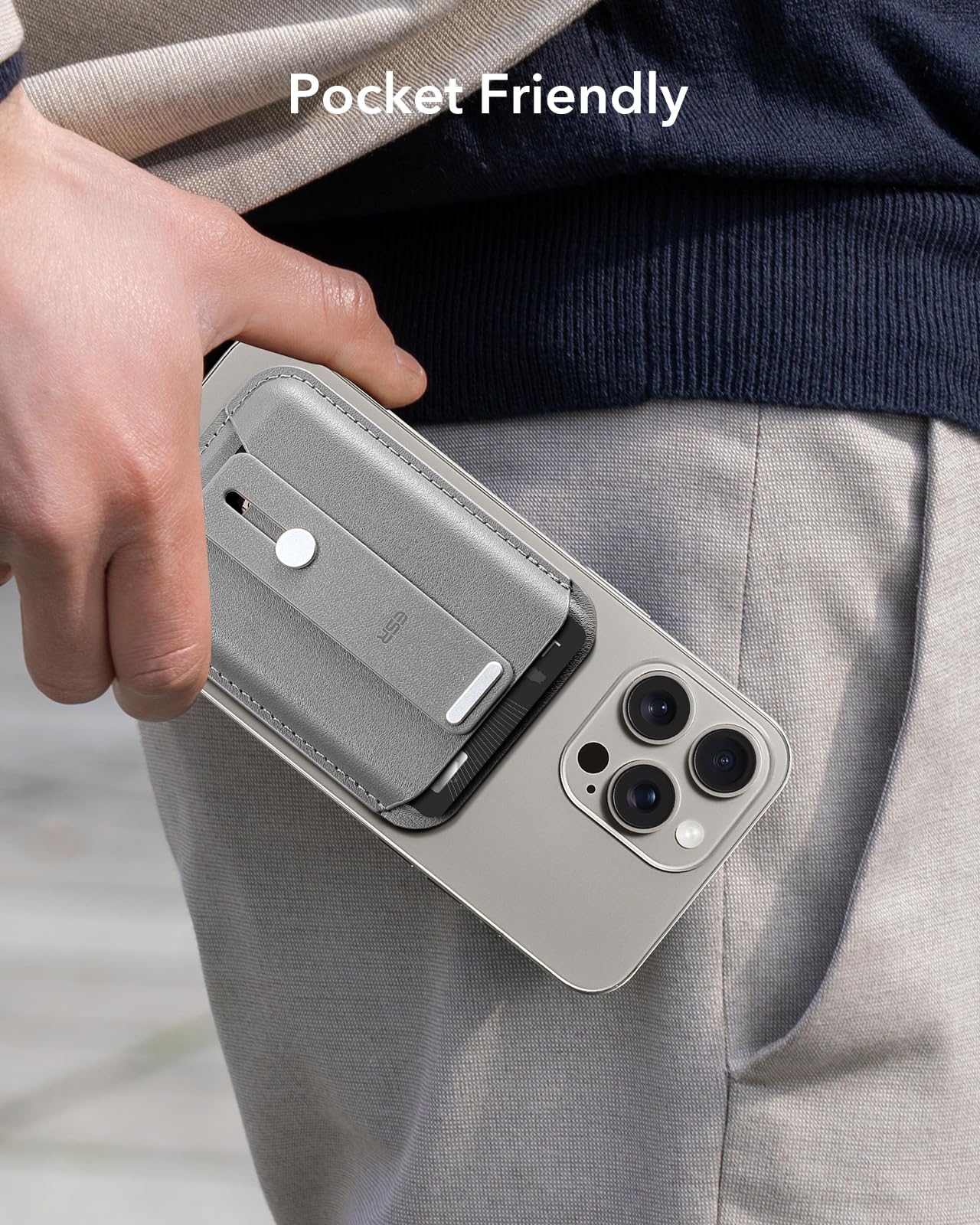 Foto 5 | Cartera Magsafe Esr Para Iphone 15/14/13/12 Con Soporte Para 5 Tarjetas G - Venta Internacional.