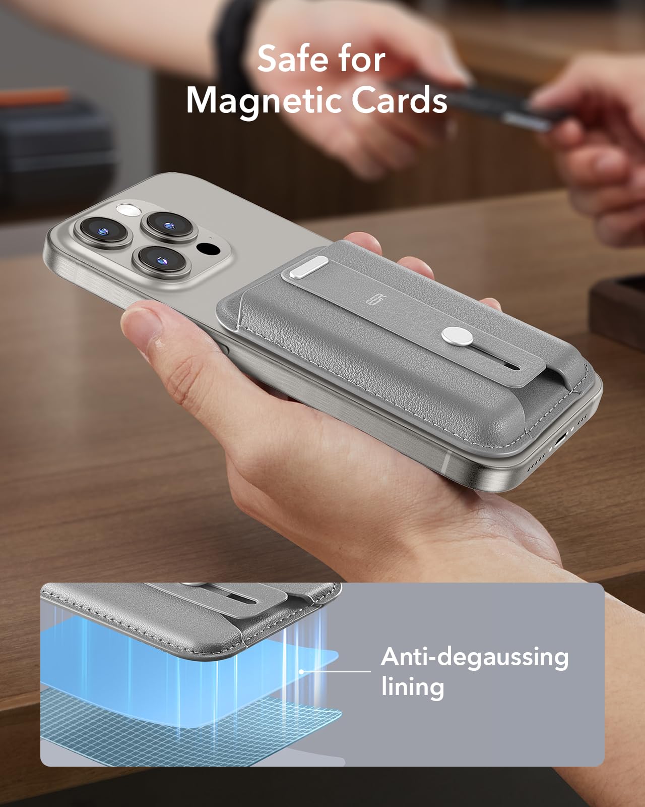 Foto 7 pulgar | Cartera Magsafe Esr Para Iphone 15/14/13/12 Con Soporte Para 5 Tarjetas G - Venta Internacional.