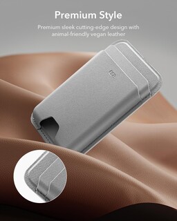 Foto 7 | Cartera Magnética Esr Para Iphone Serie 16/15/14/13/12 Gris - Venta Internacional.