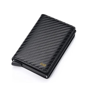 Foto 1 | Cartera De Hombre Con Tarjetero Bordado Lab.g Negro