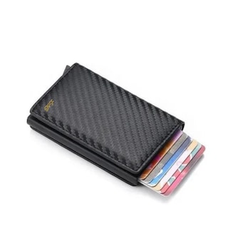 Foto 4 | Cartera De Hombre Con Tarjetero Bordado Lab.g Negro