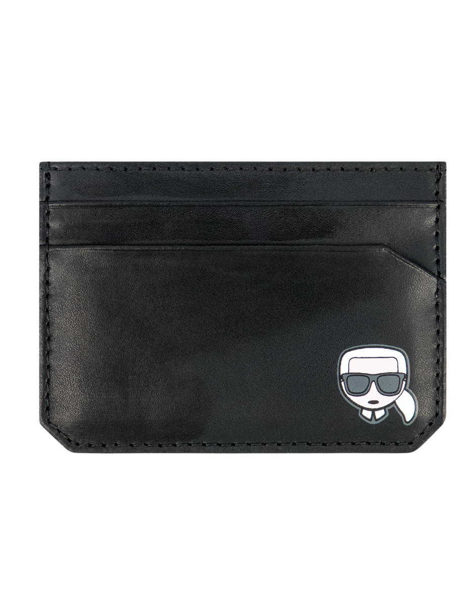 Tarjetero Flat Card Case With New Karl Head Print