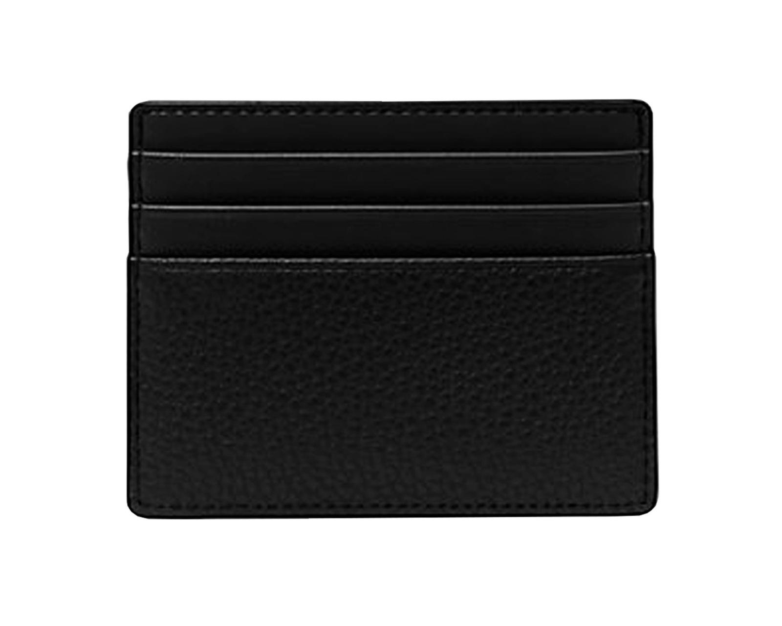 Foto 3 pulgar | Tarjetero Michael Kors Cooper Pebbled Leather Tall Card Case 36s4lcod2l Color Negro