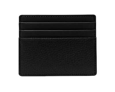 Foto 2 | Tarjetero Michael Kors Cooper Pebbled Leather Tall Card Case 36s4lcod2l Color Negro