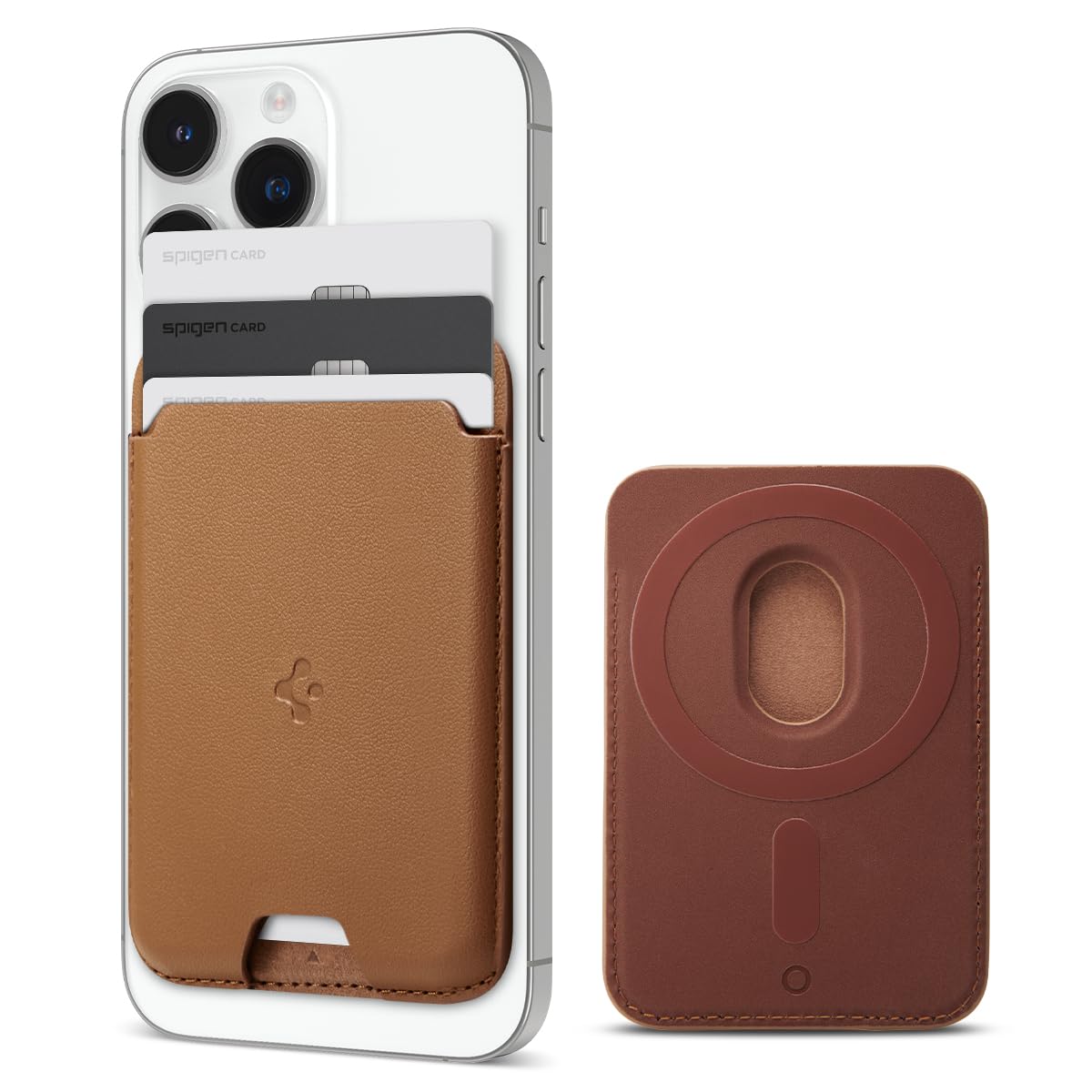 Tarjetero Magnético Spigen Magfit Para Iphone Con 3 Tarjetas - Venta Internacional.