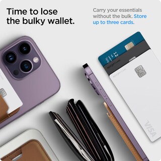 Foto 5 | Tarjetero Magnético Spigen Magfit Para Iphone Con 3 Tarjetas - Venta Internacional.