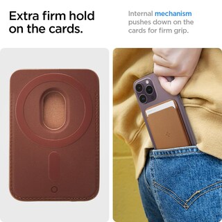 Foto 6 | Tarjetero Magnético Spigen Magfit Para Iphone Con 3 Tarjetas - Venta Internacional.