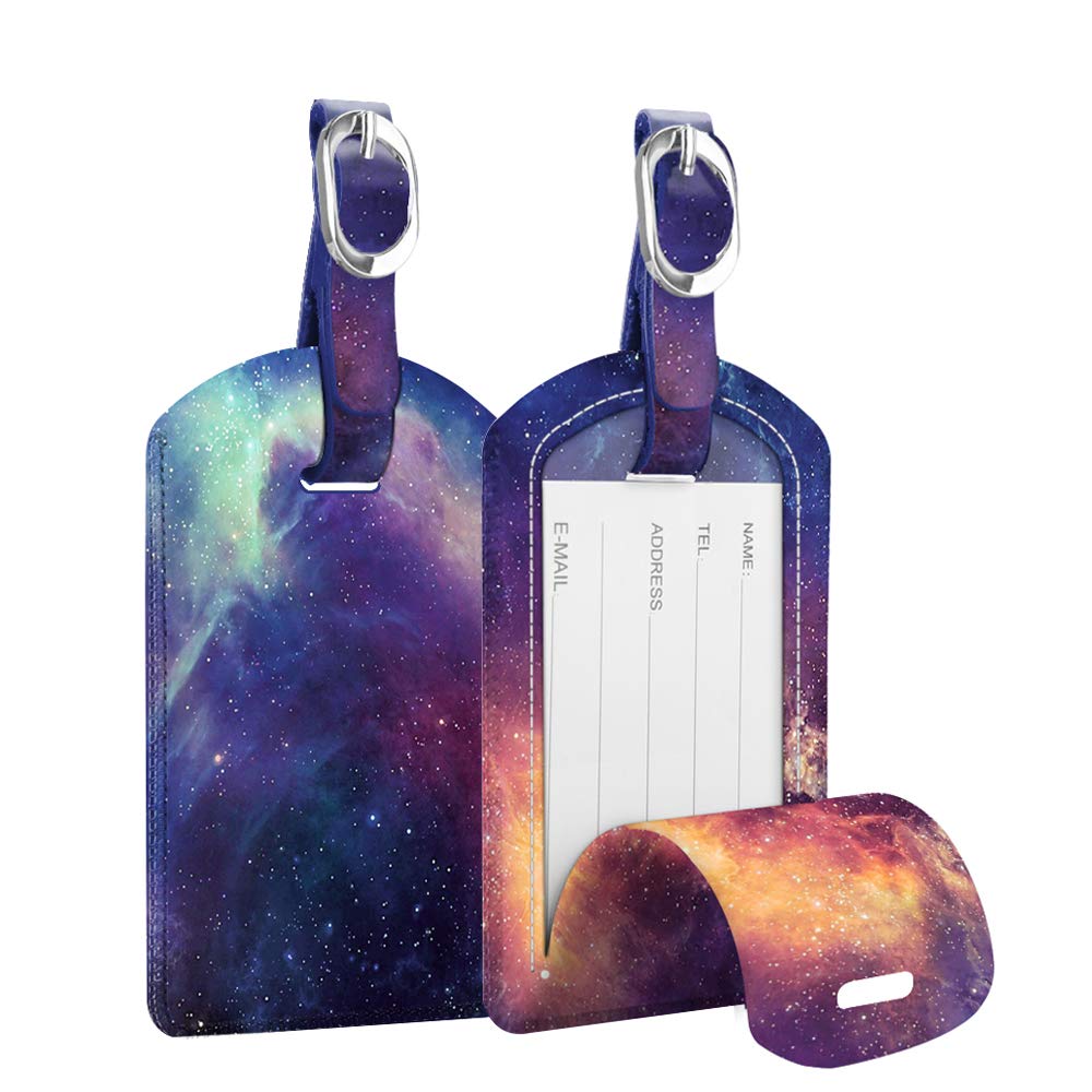 Foto 2 pulgar | Etiquetas De Equipaje Fintie Leather Con Nombre E Identificación Con Funda De Privacidad - Venta Internacional.