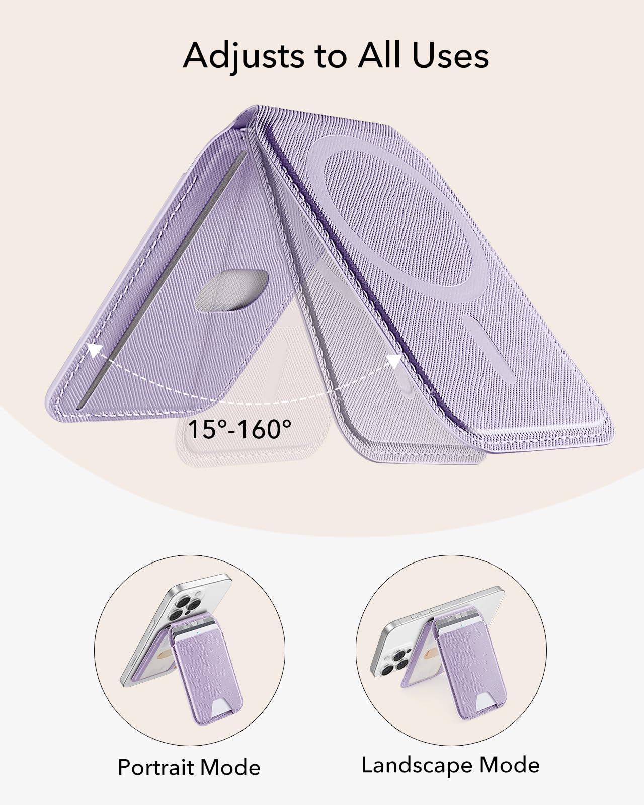 Foto 5 pulgar | Tarjetero Magsafe Wallet Esr Aura 5 Con Soporte Ajustable - Venta Internacional.