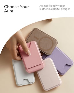Foto 6 | Tarjetero Magsafe Wallet Esr Aura 5 Para Iphone 12 A 16, Color Blanco - Venta Internacional.