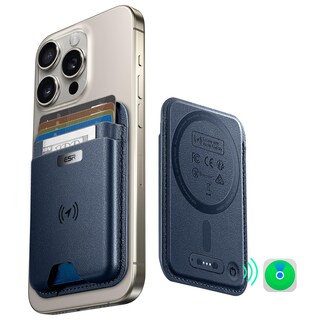 Foto 1 | Cartera Magsafe Esr Classic Geo Para Iphone 12/16, Color Azul Oscuro - Venta Internacional.