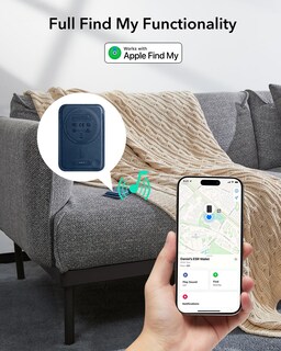 Foto 2 | Cartera Magsafe Esr Classic Geo Para Iphone 12/16, Color Azul Oscuro - Venta Internacional.