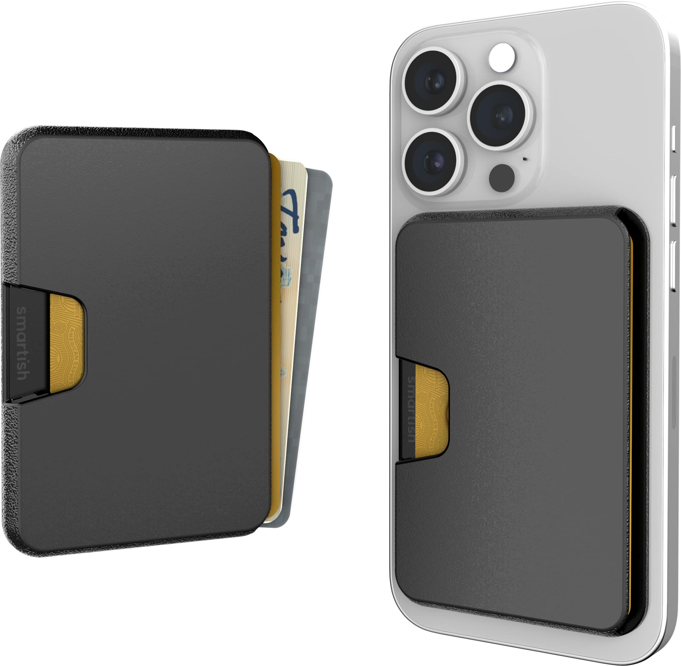 Funda Smartish Side Hustle Para Iphones Magsafe, Color Negro - Venta Internacional.