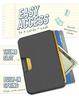 Foto 4 | Funda Smartish Side Hustle Para Iphones Magsafe, Color Negro - Venta Internacional.