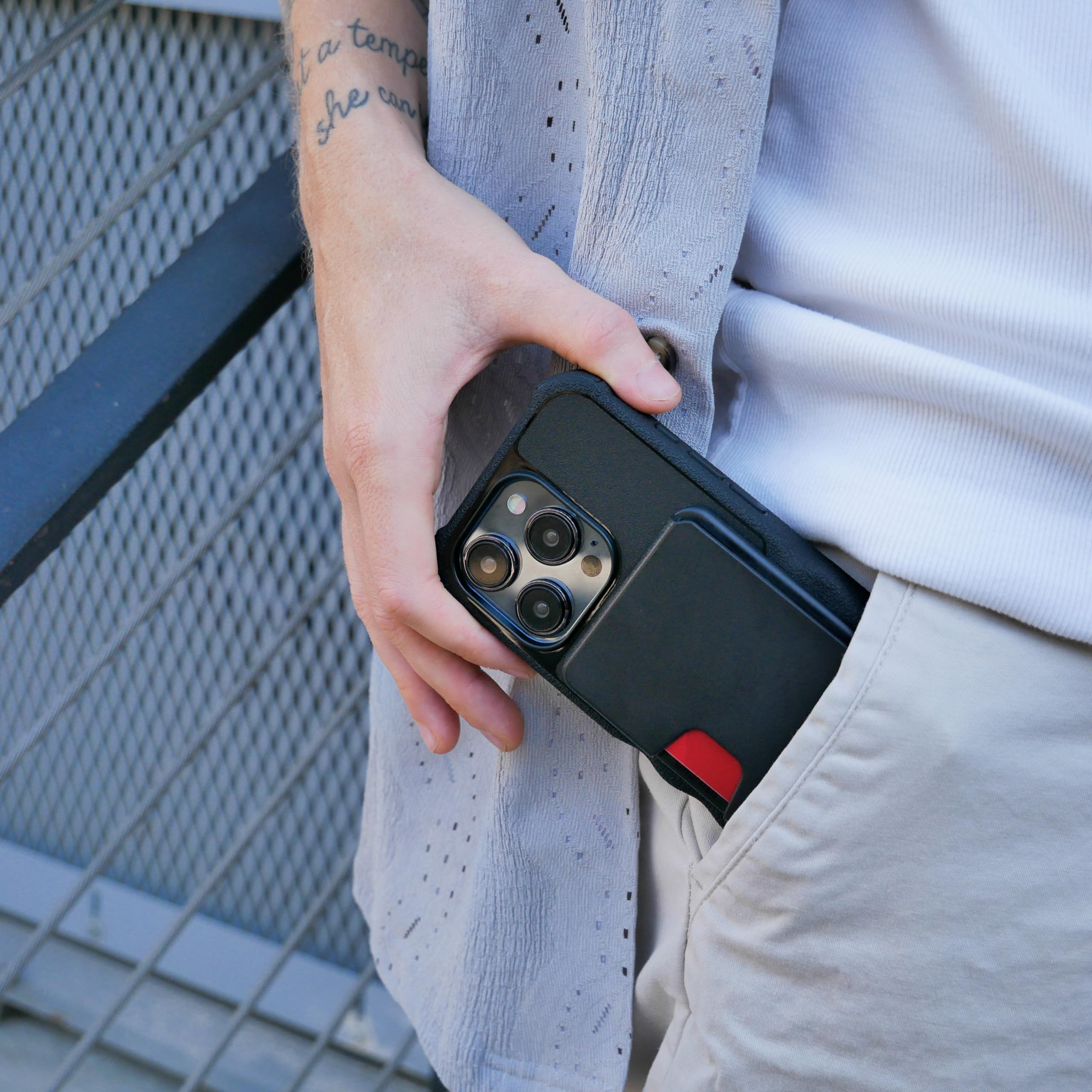 Foto 8 pulgar | Funda Smartish Side Hustle Para Iphones Magsafe, Color Negro - Venta Internacional.