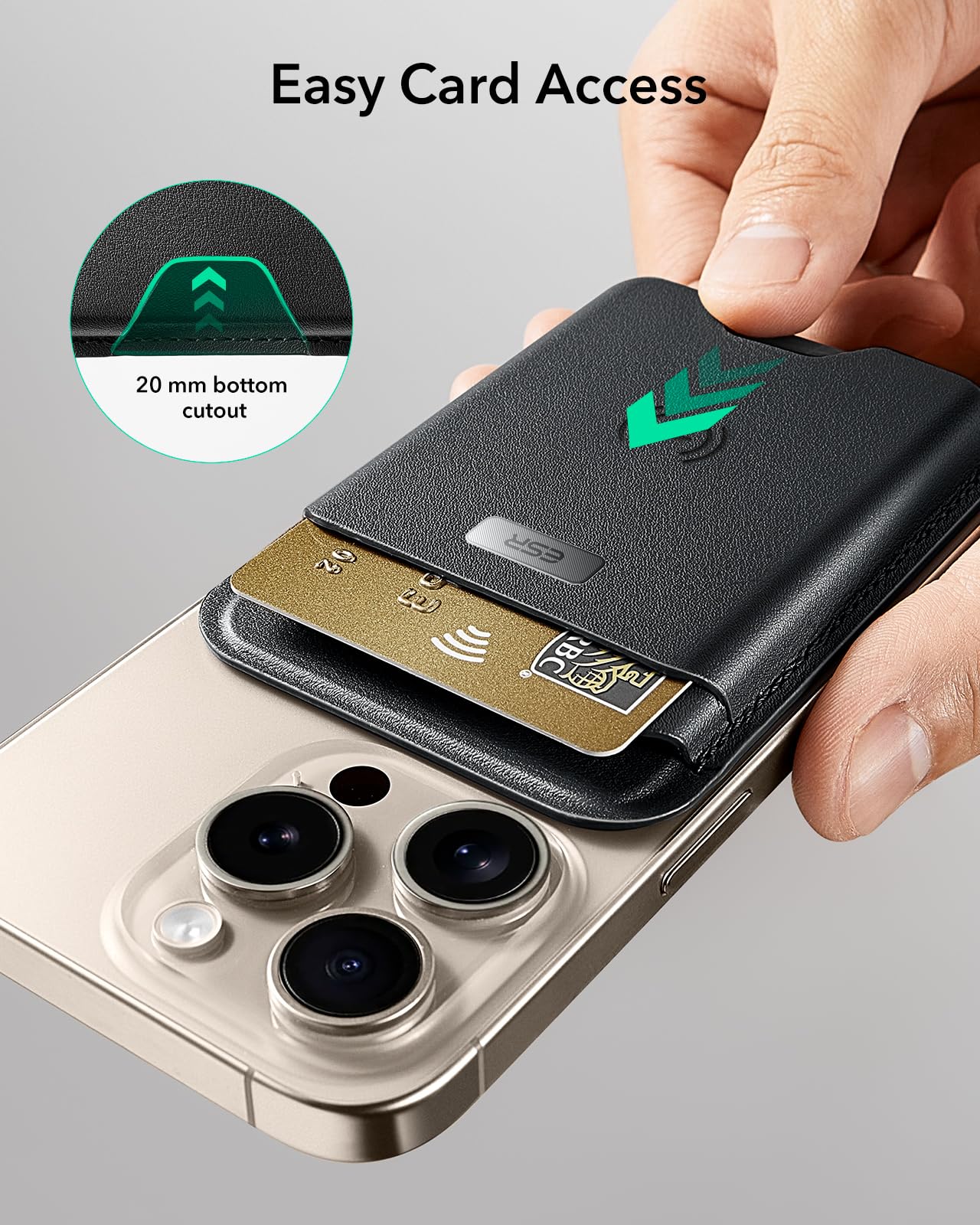 Foto 6 pulgar | Magsafe Wallet Esr Con Función Find My Para Iphone - Venta Internacional.