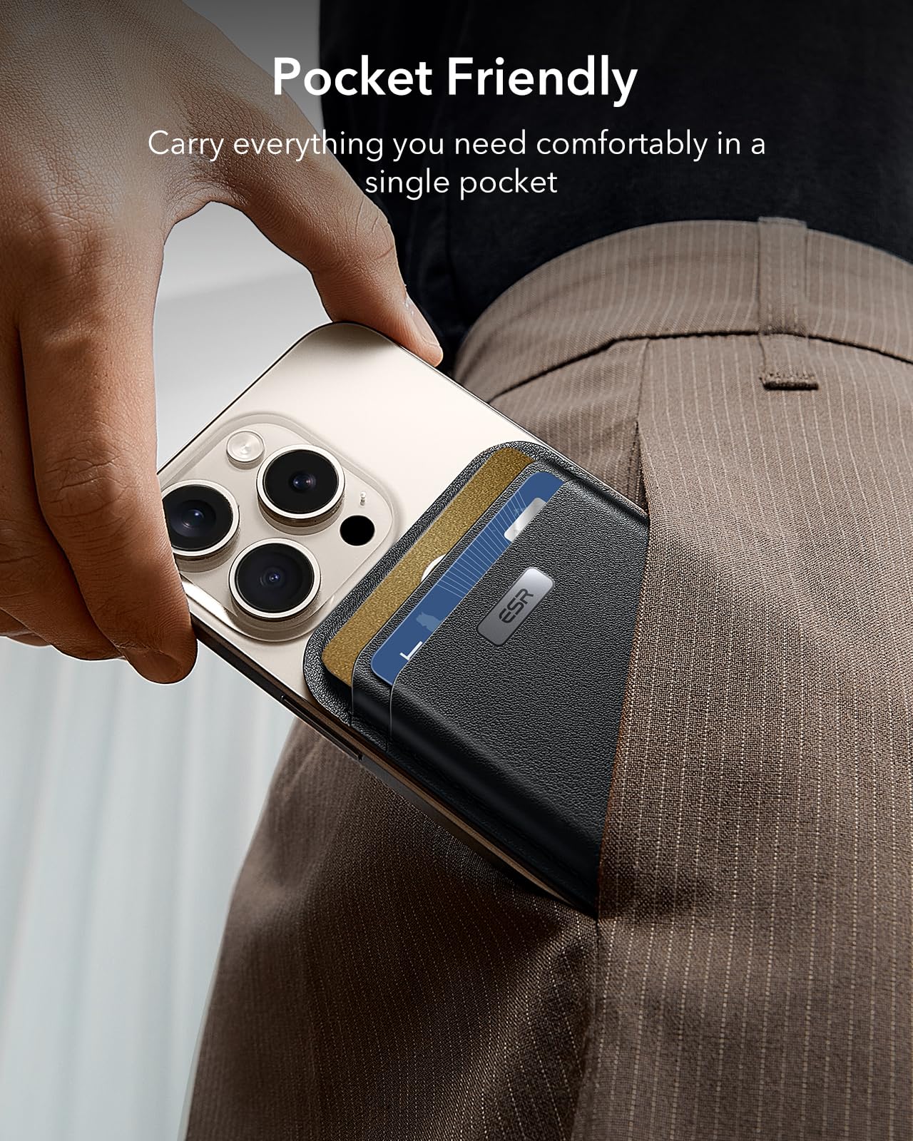 Foto 6 | Magsafe Wallet Esr Con Función Find My Para Iphone - Venta Internacional.