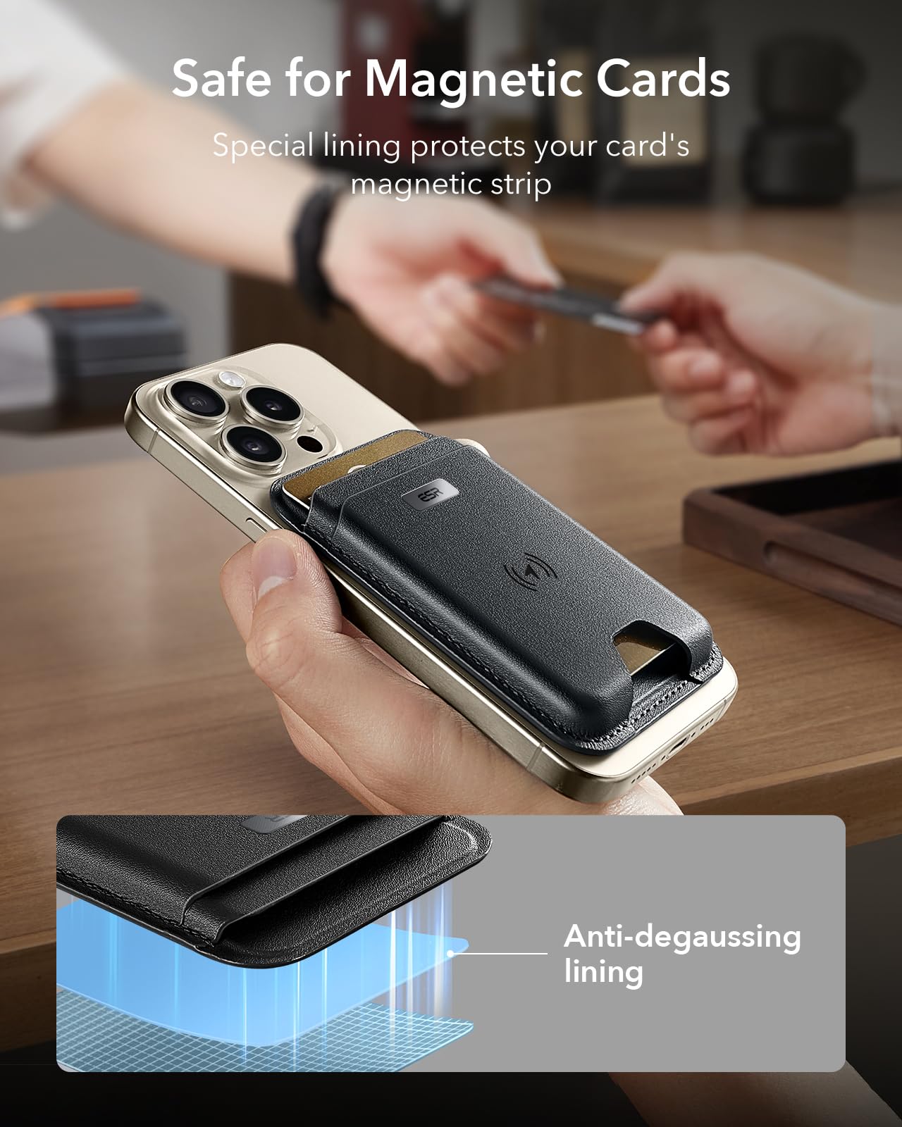 Foto 7 | Magsafe Wallet Esr Con Función Find My Para Iphone - Venta Internacional.